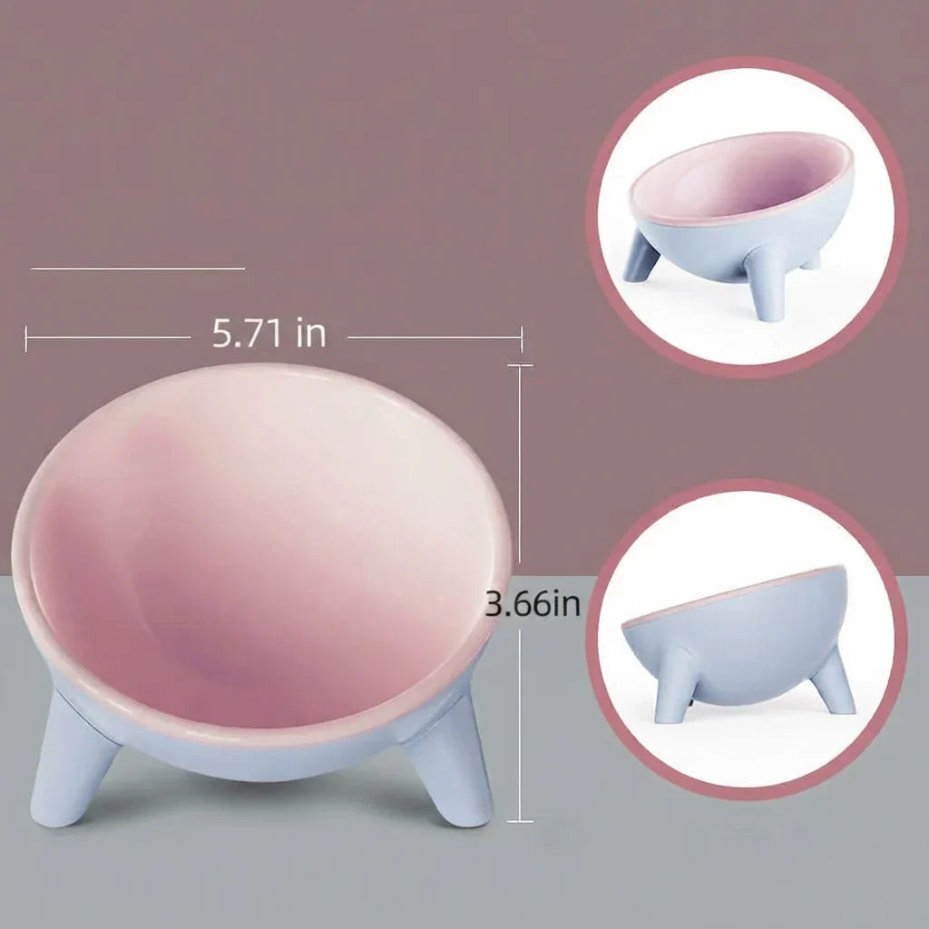 Elevated Pet Feeding Bowl With Stand Nordic Design