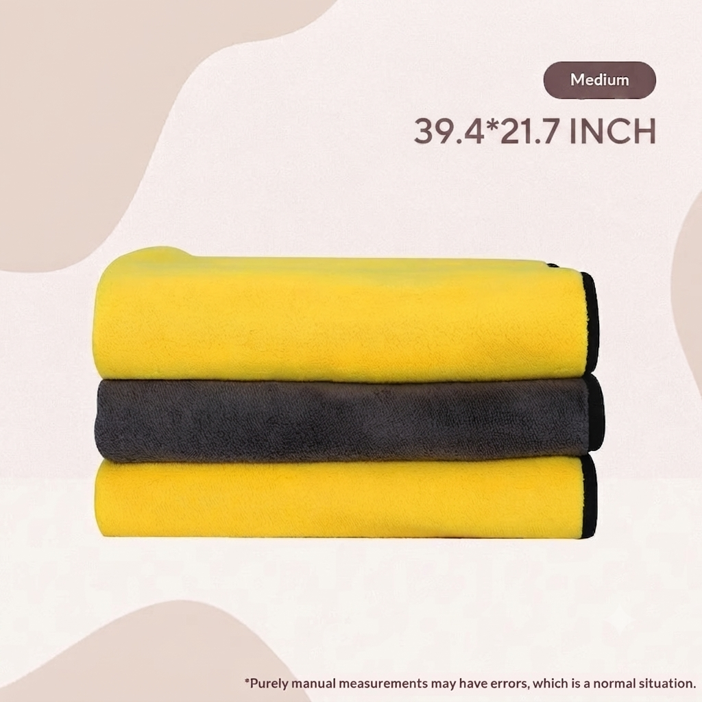 Super Absorbent Quick Drying Pet Bath Towel For Travel