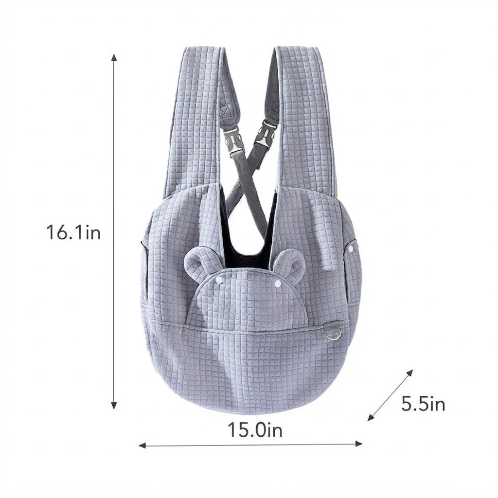 Breathable Pet Carrier Backpack With Comfortable Cross Design