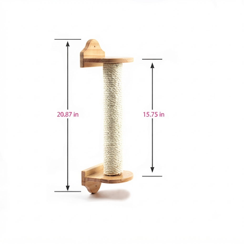 53cm Pet Scratching Column Climbing Frame Toy