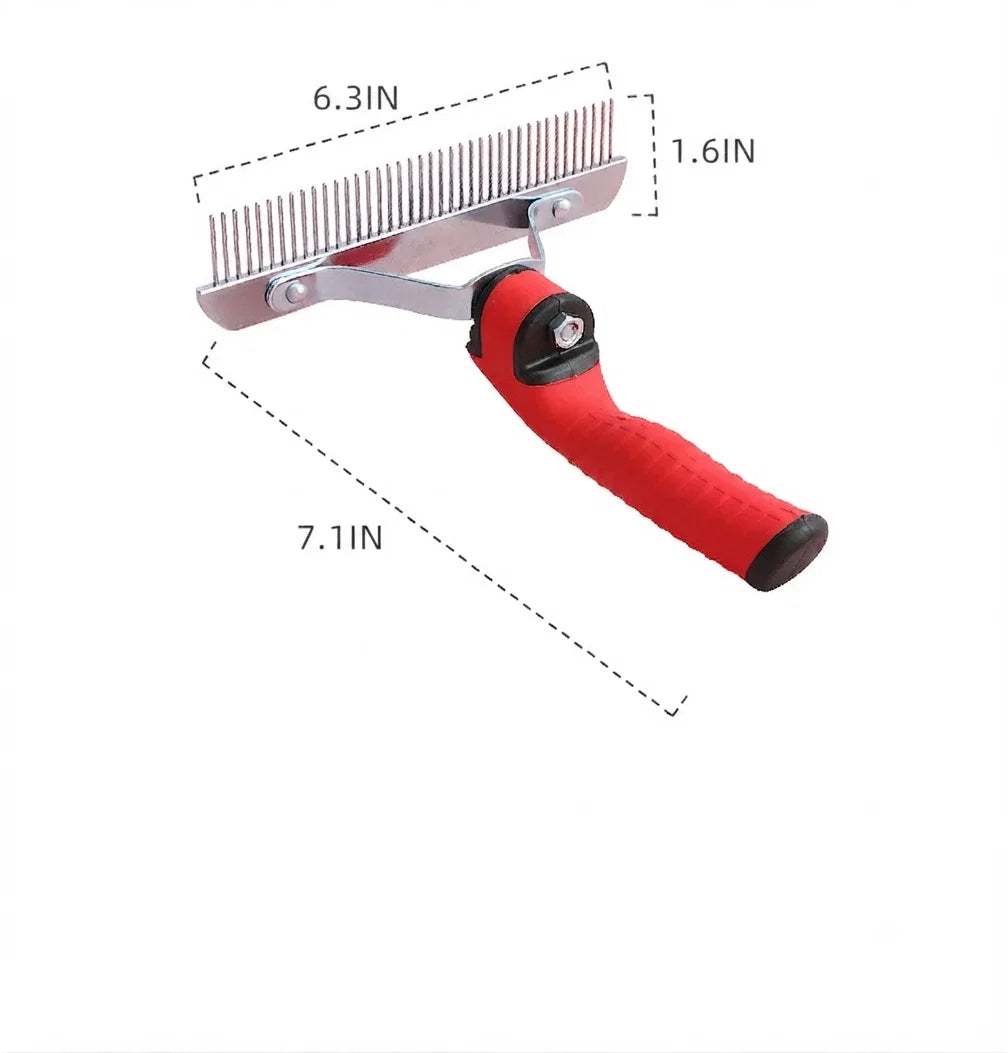 Extra Large Pet Rake Comb For Deshedding And Grooming