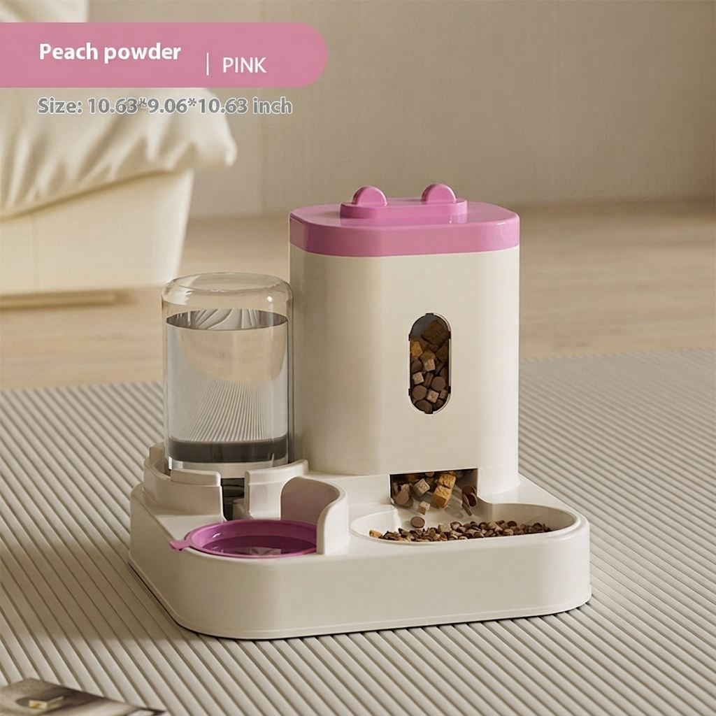Automatic Pet Food And Water Feeder Bowl