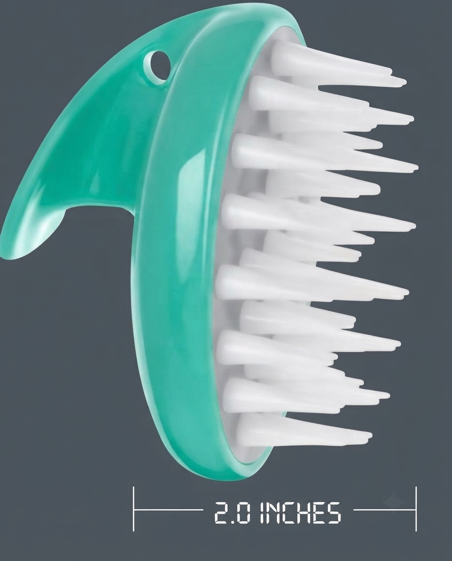 Comfortable Pet Massage Bath Brush With Shower Comb