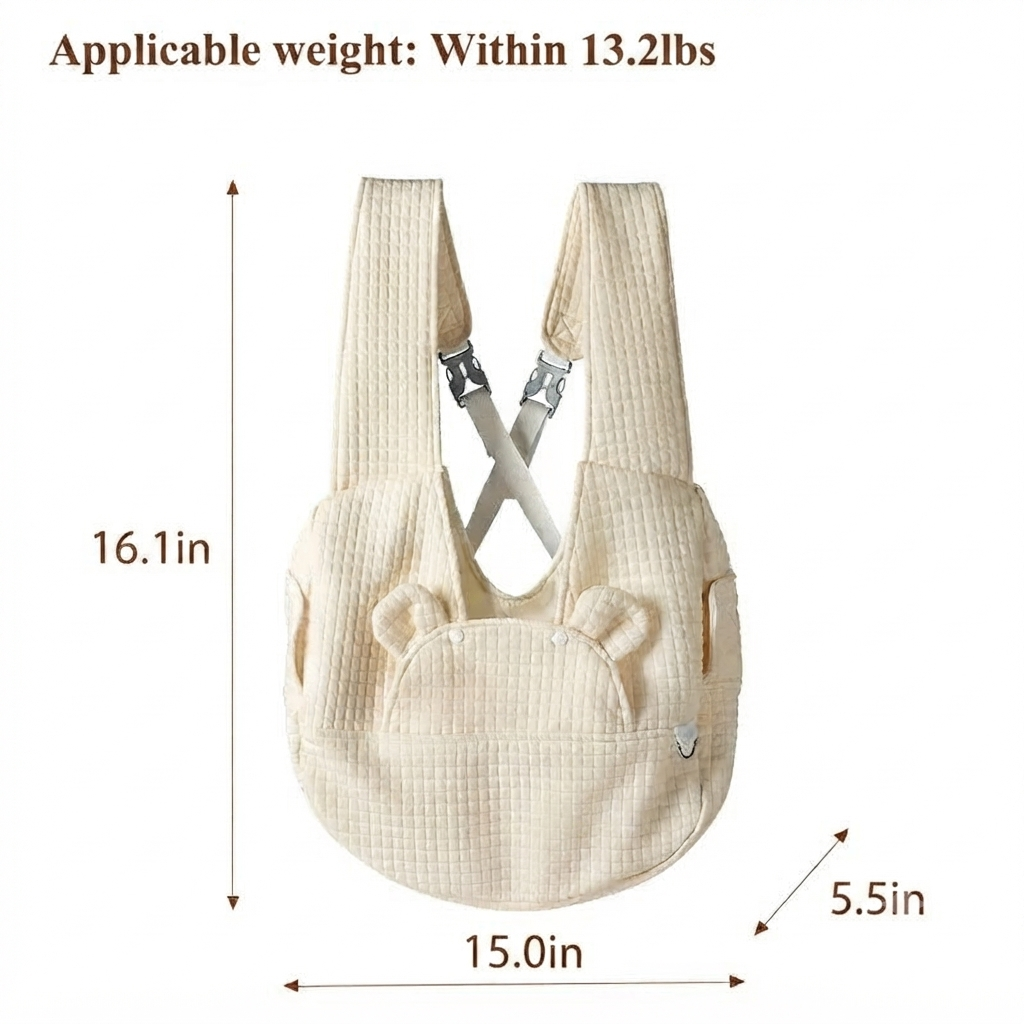 Breathable Pet Carrier Backpack With Comfortable Cross Design