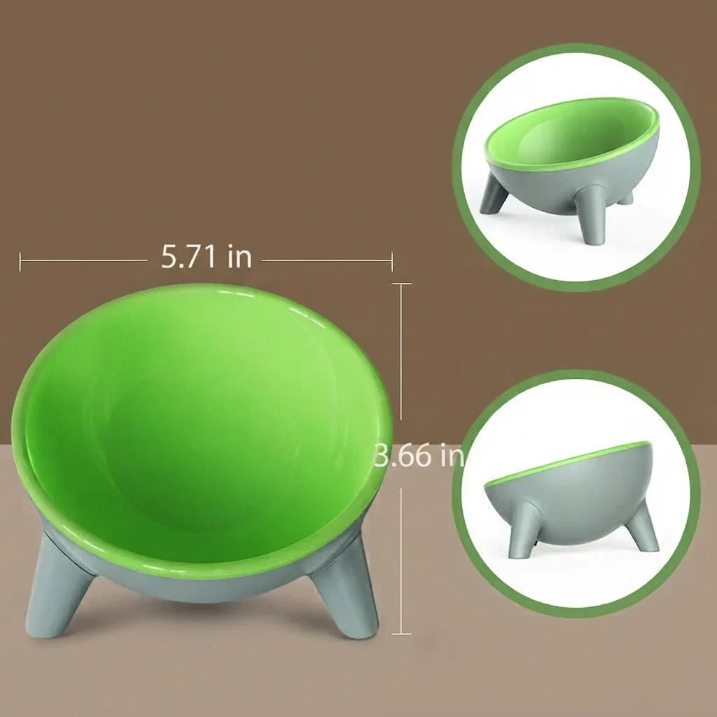 Elevated Pet Feeding Bowl With Stand Nordic Design