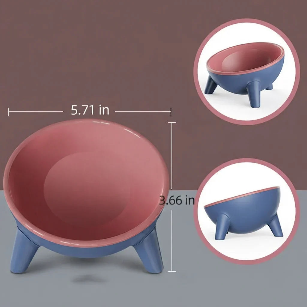 Elevated Pet Feeding Bowl With Stand Nordic Design